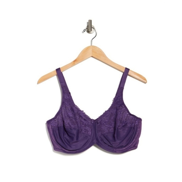 NWT Lilyette Comfort Lace Minimizer Bra - Sz 34D US - Picture 2 of 6